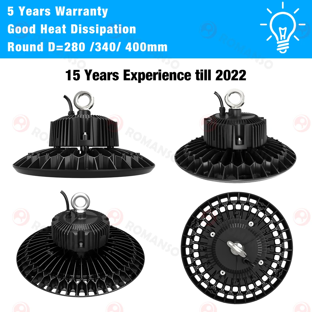 Best Selling Indoor Waterproof Ip65 High Bay Light 150W for Industry Led High Bay Light 200W High Bay Fixture Led