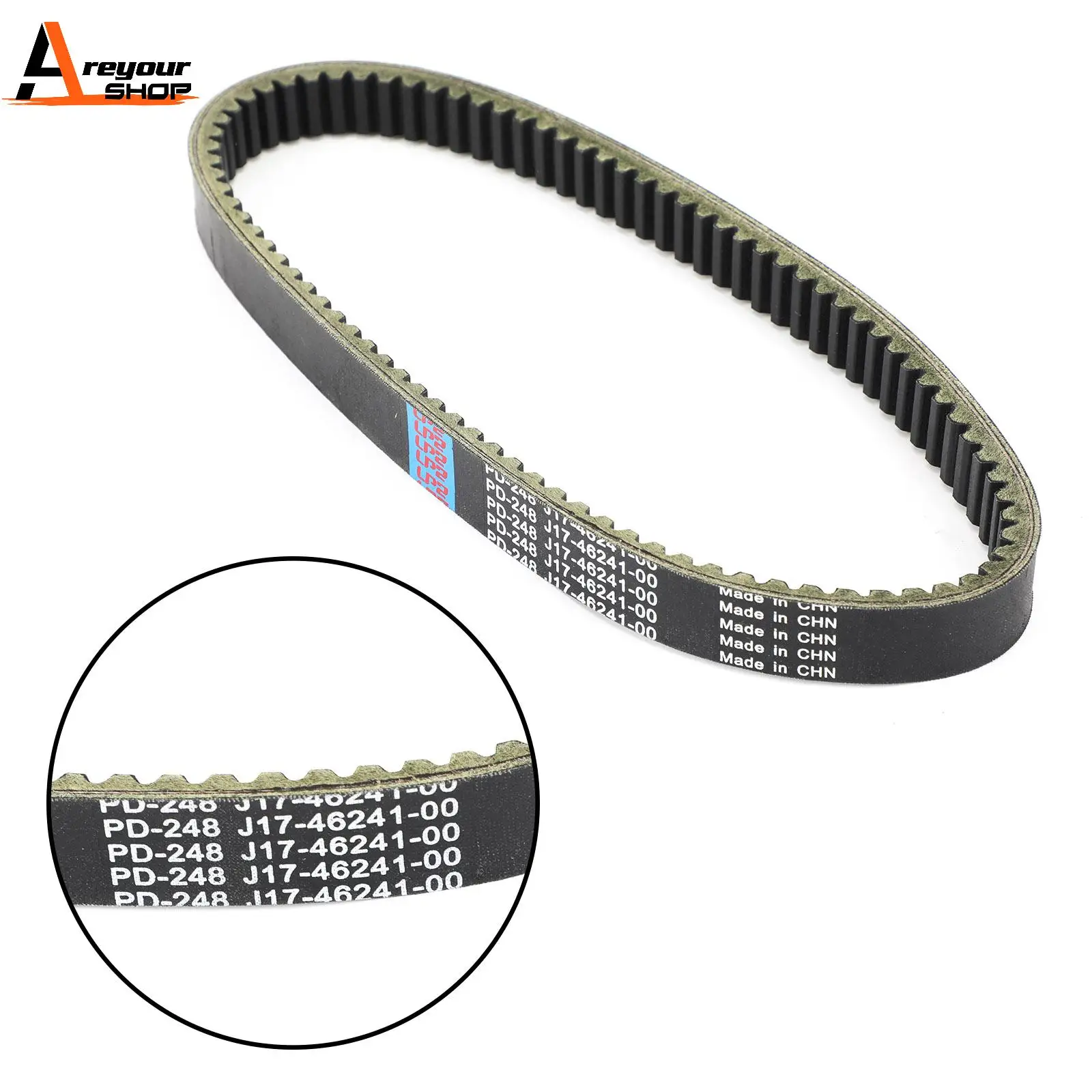 Areyourshop Drive Belt V-belt fit for Yamaha G3A 1986 G1A 1979-1989 J17-46241-00 36394-67 Golf Cart Accessories Parts