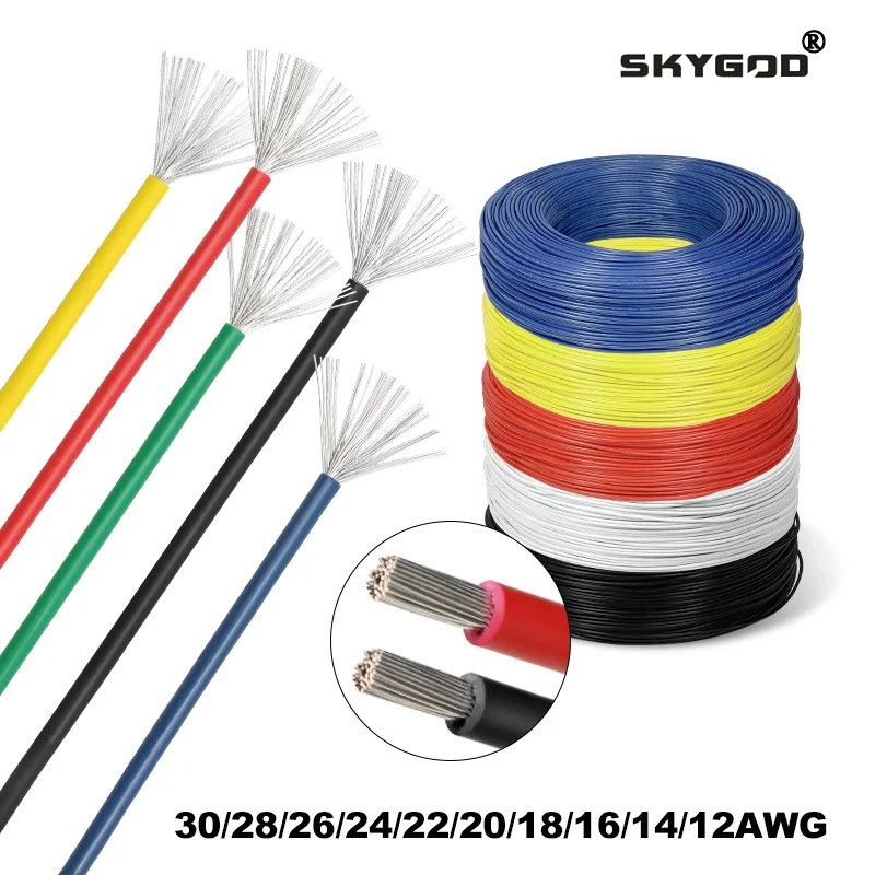 

2~50m UL3266 Low Smoke Zero Halogen (LSZH) Electric Wire Household Appliances Irradiated Cable 30/28/26/24/22/20/18/16/14/12AWG