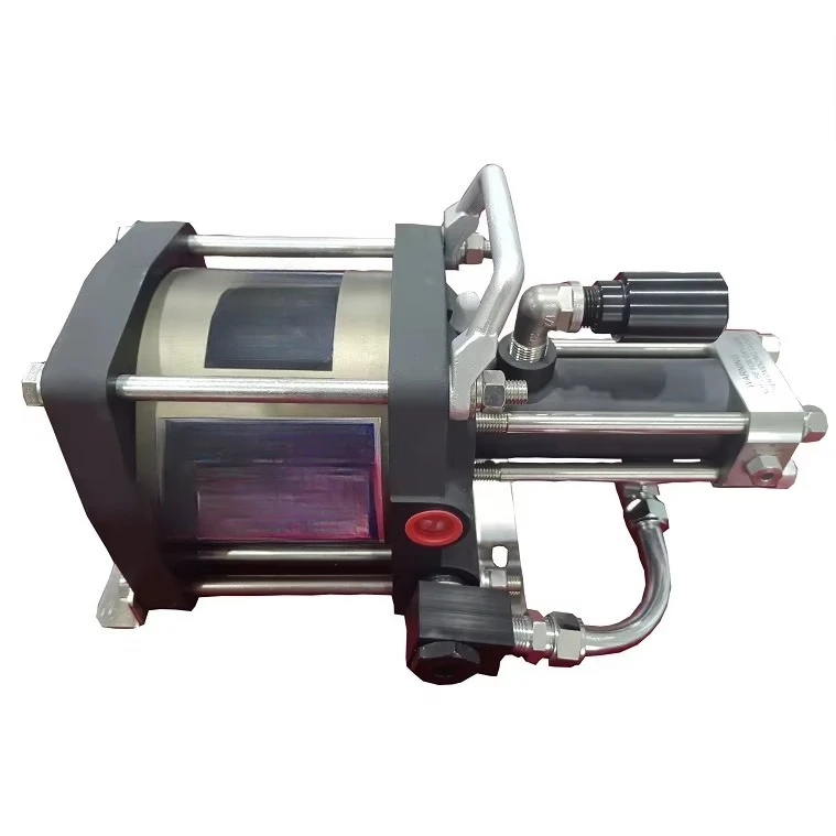 Air-driven Single Stage Pneumatic High Pressure Nitrogen Delivery and Charge Pump in Automotive Industry