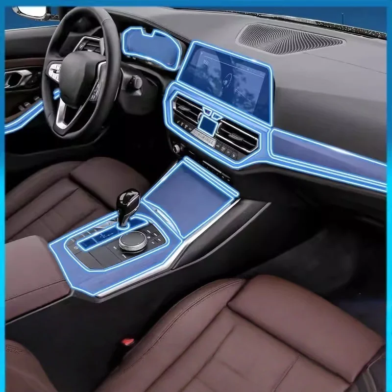 

Защитная пленка для центральной навигационной панели автомобиля, серия 6, 320LI, 325LI, 2014-2021, аксессуары для интерьера автомобиля BMW 1 серии