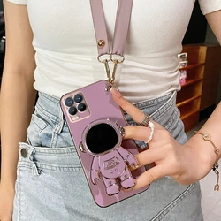 Crossbody Lanyard Phone Holder Case For Oppo Realme 8 Pro 5 5i 6i 8i C21 C21Y C11 2021 C25Y GT Master XT V11 V13 V15 V5 5G Cover