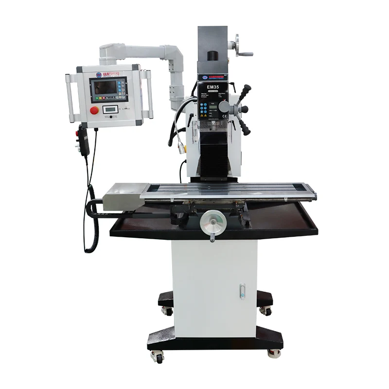 Three-axis automatic feed multifunctional drilling and milling machine