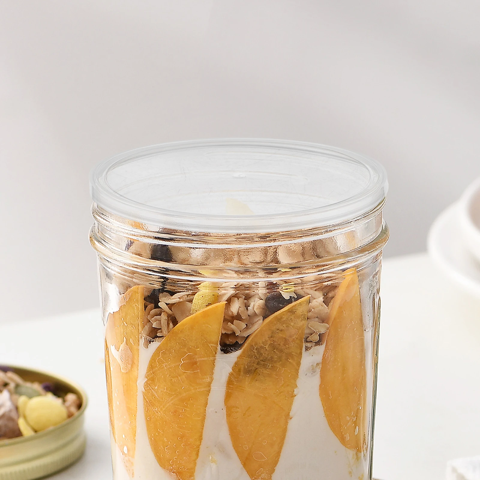 

10 pcs Can Fresh keeping Lid Transparent Sealer Reusable Wide Mouth Food Beverage Preservation Kitchen Bar Container
