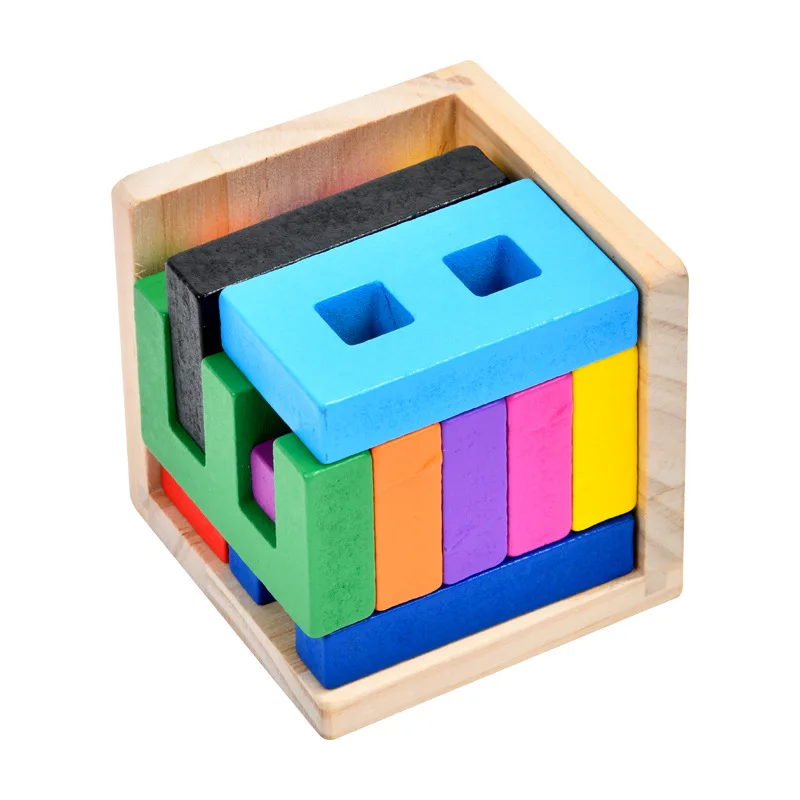Numero Matematica Cubo Logico Scatola Magica Rompicapo in Legno Puzzle Regali Educativi per Bambini e Adulti Sviluppare Giocattoli Intellettuali
