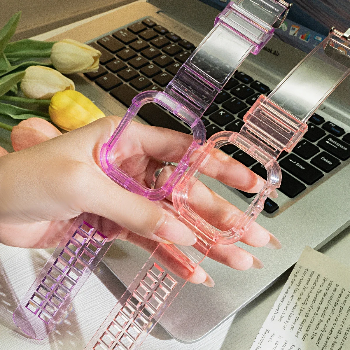 سيليكون الفرقة + حالة ل أبل حزام 46 مللي متر 42/44/45 مللي متر 41/40 مللي متر Correa الرياضة المعصم Iwatch سلسلة 10 9 8 7 6 Se 5 الترا 2 49 مللي متر