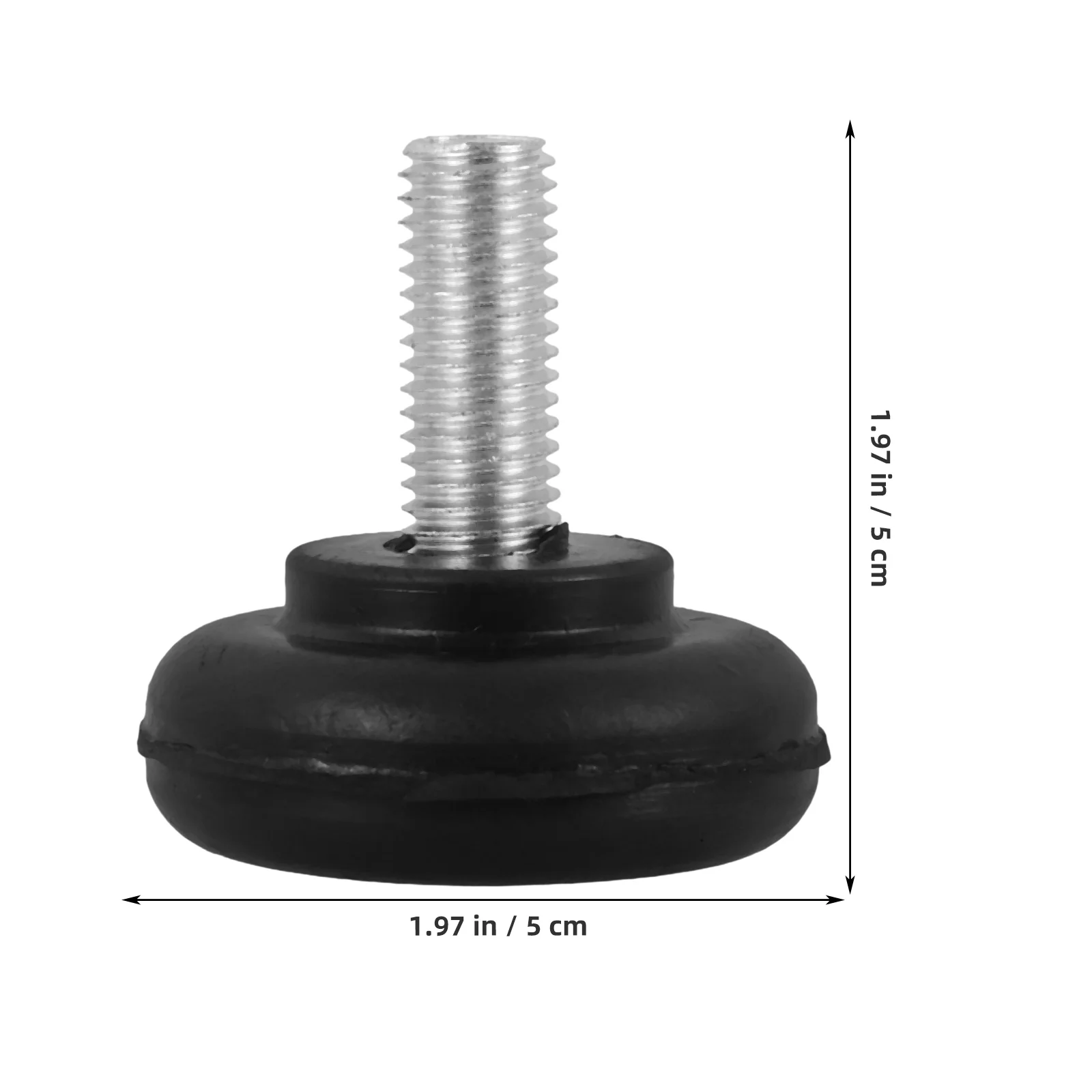 

4Pcs Shock Absorber Rubber Mount Feet Vibration Pads for Furniture Table Chair Anti Skid Pads Leveling Foot Protectors