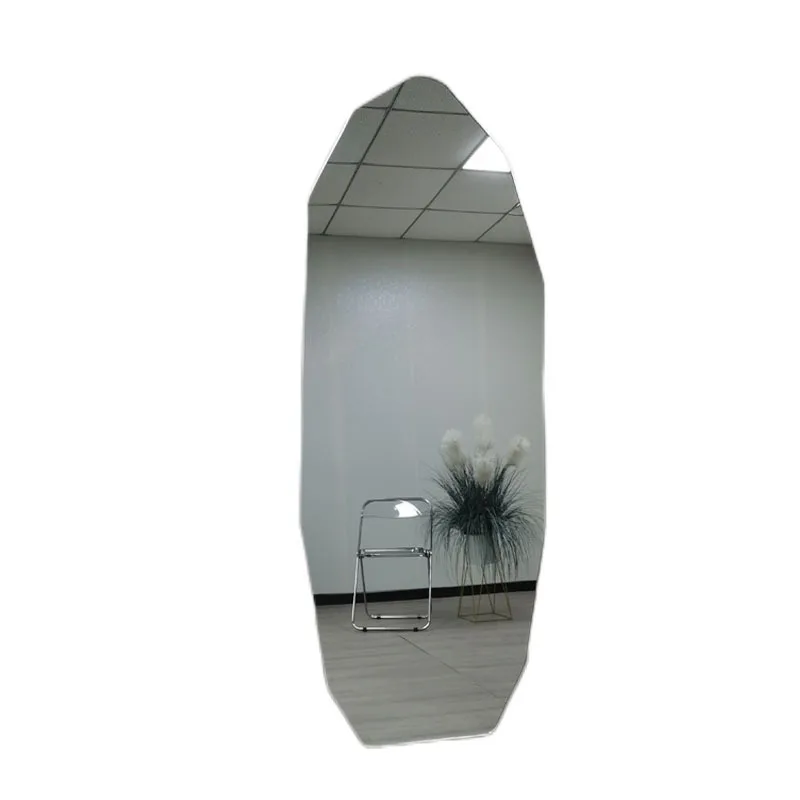 

Full-length mirror, simple clothing in clothing stores, special-shaped diamond mirror