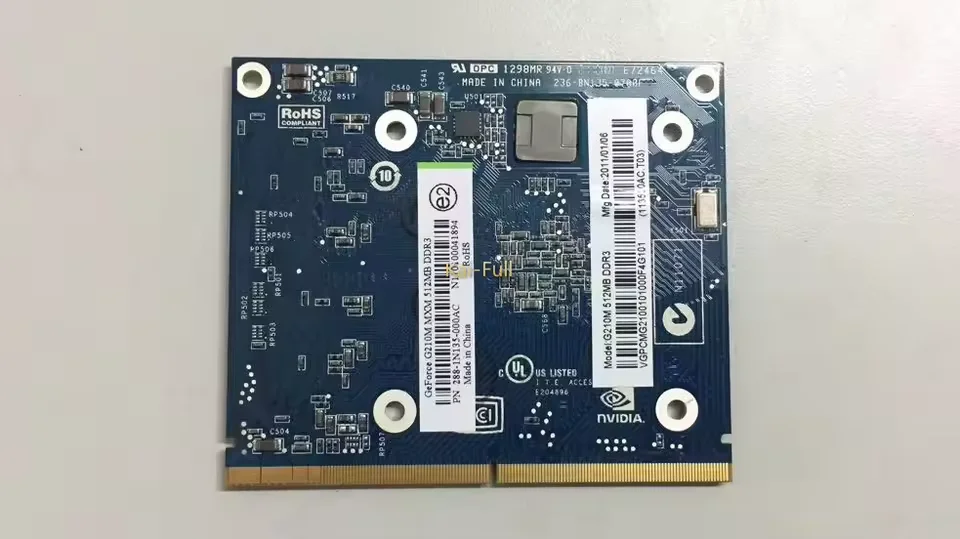 

Оригинальная видеокарта для ноутбука 512M для Lenovo B500 B505 B50R1 G210M N10M-GS-S-A2, графика, все функциональные тесты идеально