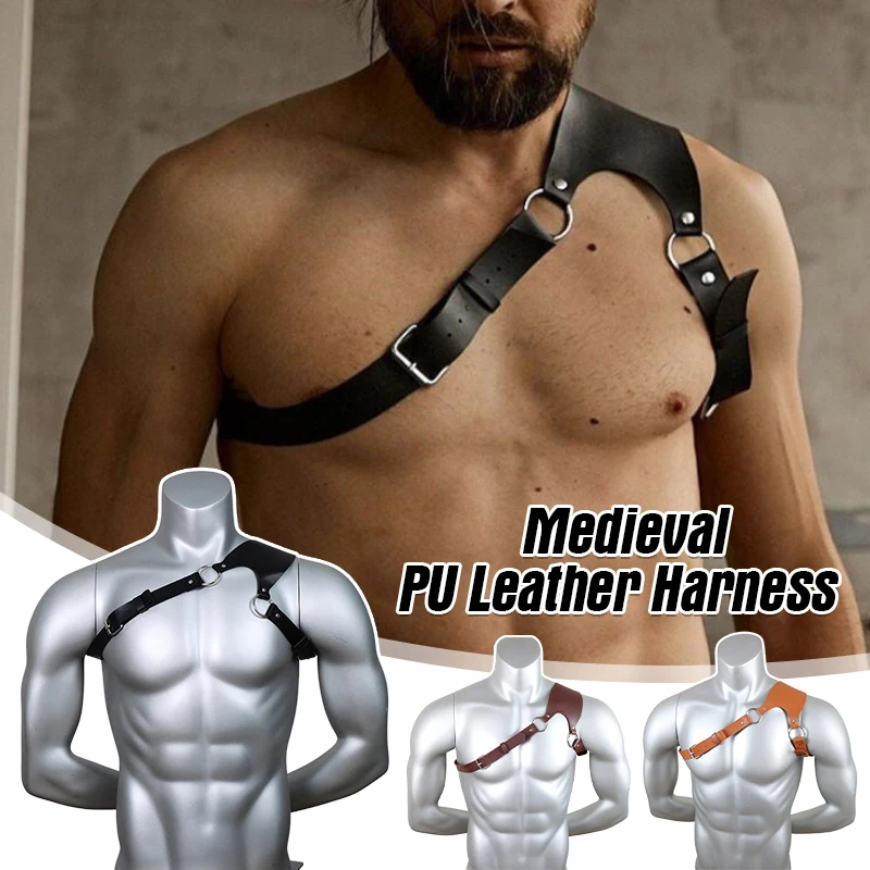 Armure Médiévale SFP en Cuir PU pour Homme, Accessoire de Cosplay, Ceinture Kokor, Nouveauté