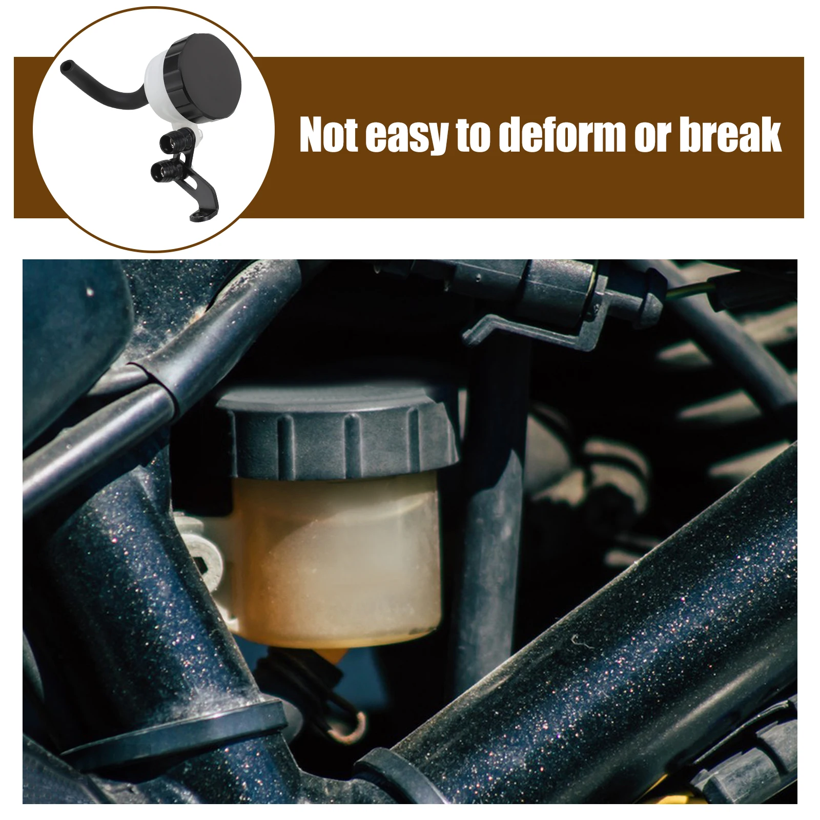

Brake Oil Pot Cup for Motorcycle Fluid Reservoir Tank Aluminum Alloy Accessories