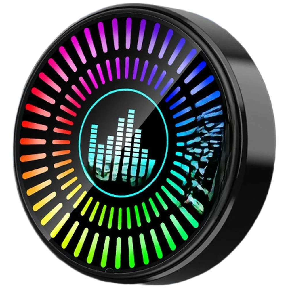 Audio Sensing RGB Car Light For Desktop Ambience Sound Reactive Ambient Light Rgb Light Compact ABS Housing