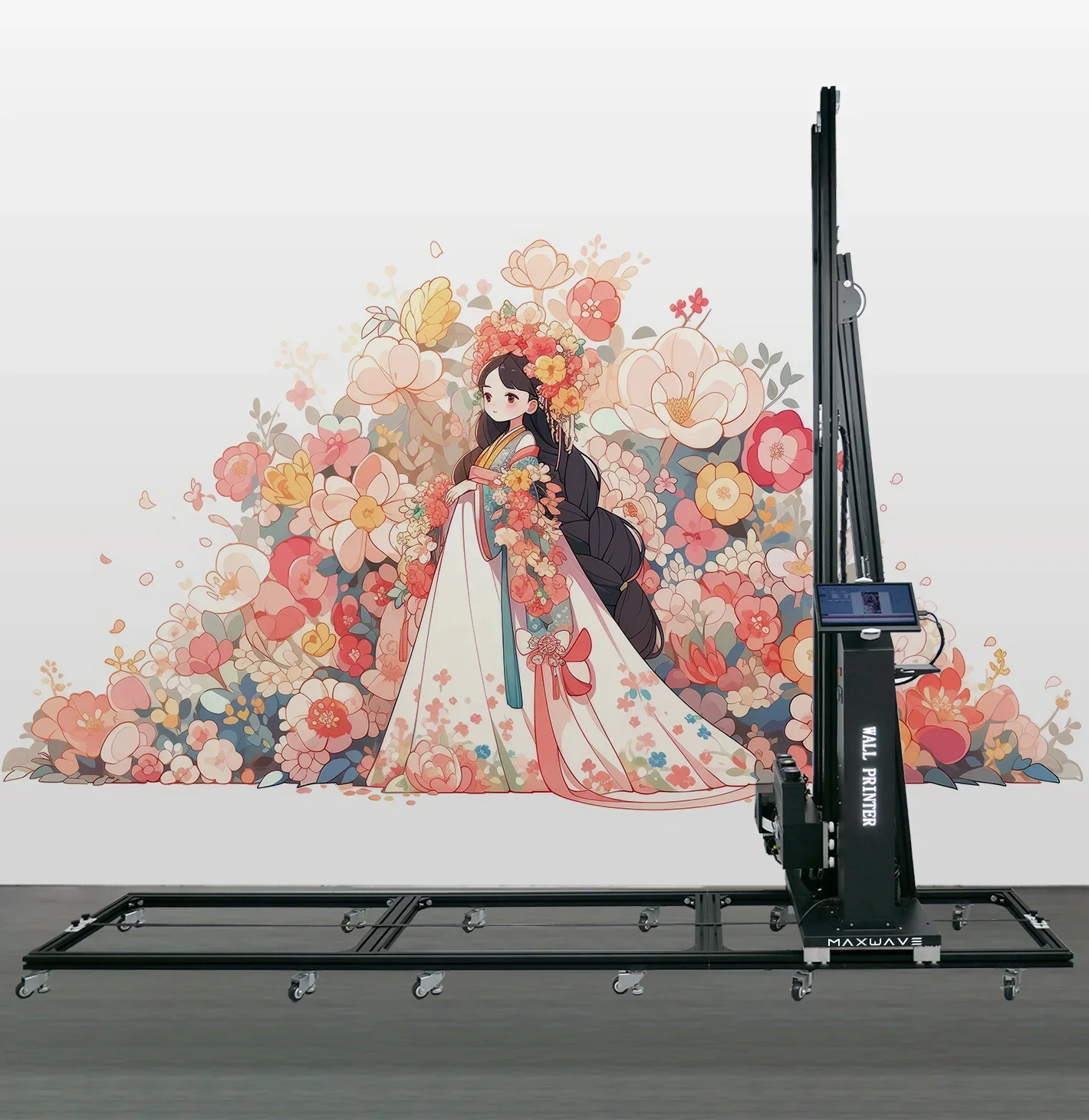 Direct Printing Machine Inkjet Printer With Photo 3D Effect Quality Vertical Mural Floor Printer Wall