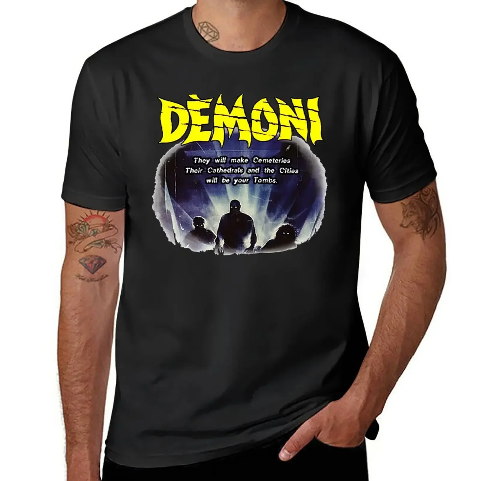 DEMONI T-Shirt Blouse shirts graphic tees clothes for men