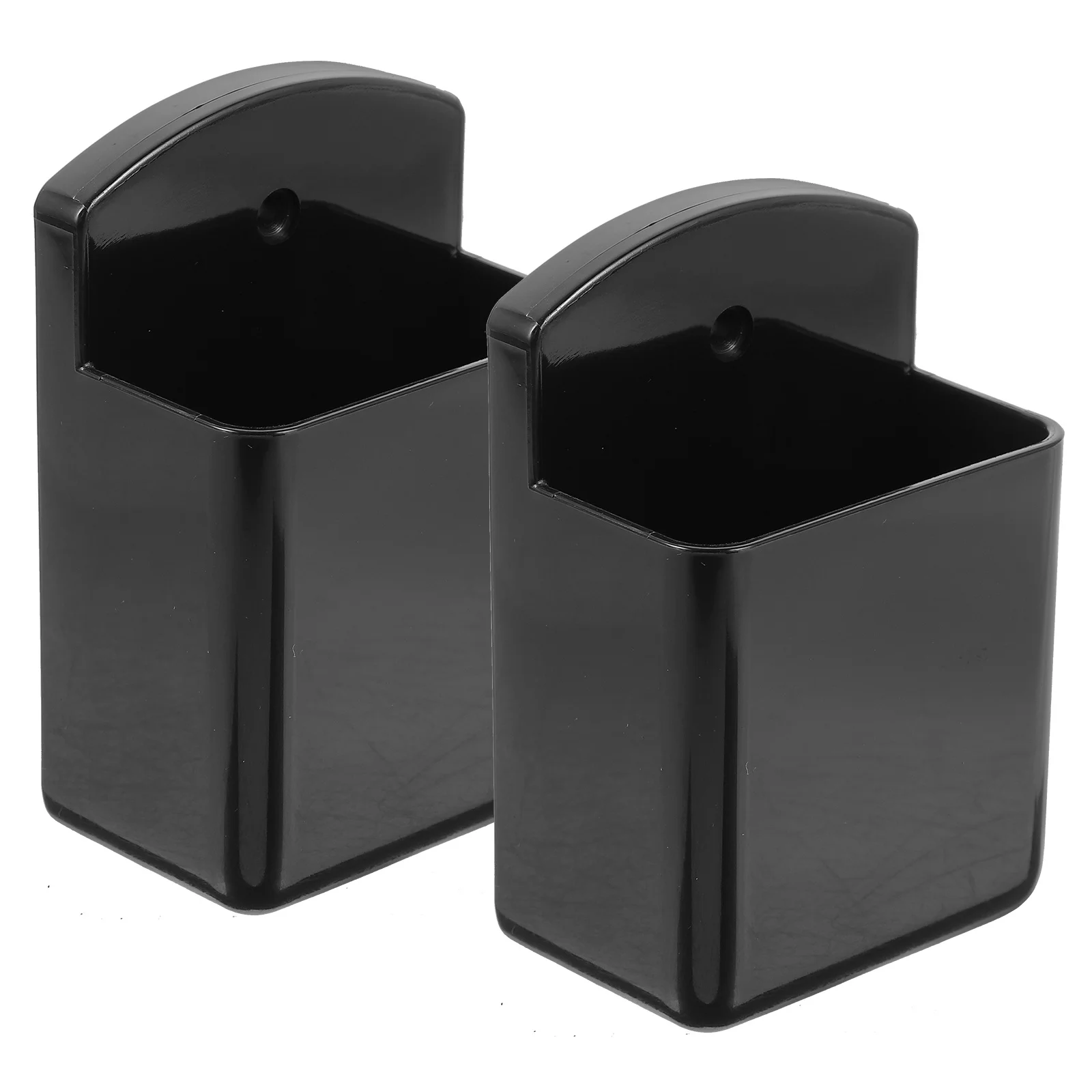 

2pcs Remote Controller Storage Box Mounted Punch-Free Organizer For Ac Fan Multi-Functional Holder Smartphone Cell Phone