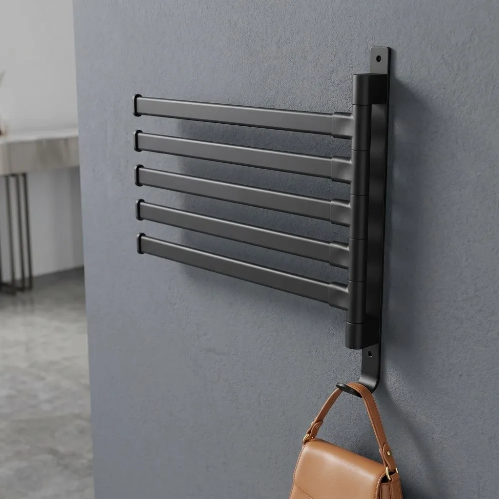 suporte-de-toalha-giratorio-de-aluminio-com-design-reforcado-preto-a-prova-de-ferrugem-montado-na-parede