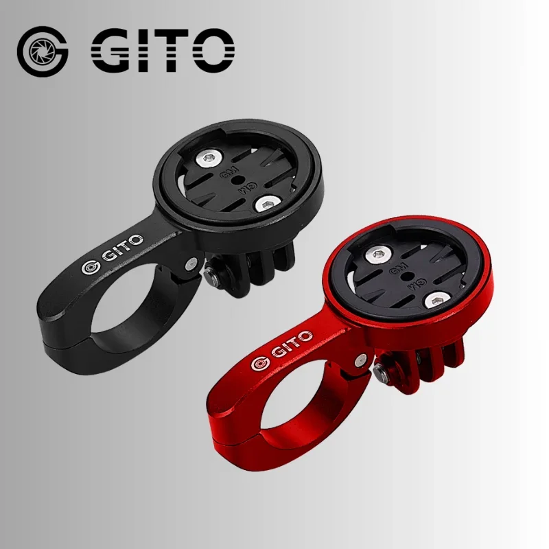 GITO Short TT Bar MTB Bicycle Computer Mount Road Bike Bryton Stand Garmin Holder for Igpsport Wahoo Cateye Magene Accessories