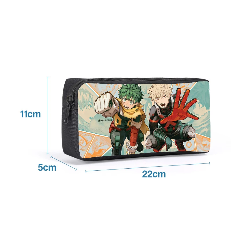 Hot Japanse Anime My Hero Academia Etui Pen Tas Grote Capaciteit Organizer Pouch Student Terug Naar School Leveranties Briefpapier