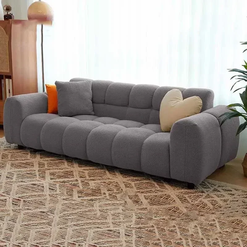 

Lazy Family Living Room Sofa Nordic Minimalist Comfortable Lounge Sofas Designer Relaxing Modern Divano Letto Trendy Furniture