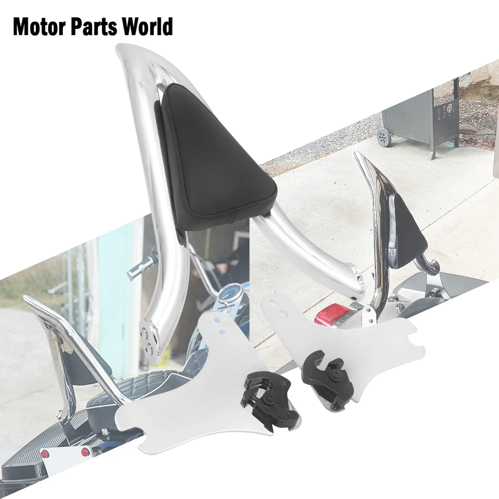 

Съемная спинка заднего пассажира для Harley Touring Electra Glide Road King Ultra Limited CVO FLHR FLHTK 1997-2008 Sissy Bar