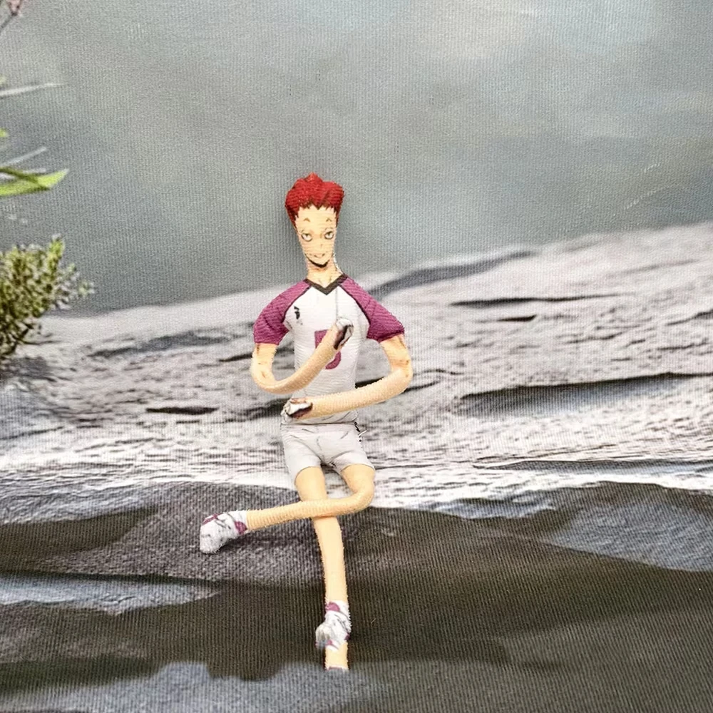 Anime Haikyuu Hinata Shoyo Kozume Kenma Cosplay Baumwolle Puppe Eisendraht Skelett Twistable Abstrakte Cartoon Figur Lustige Puppen – Detail 3