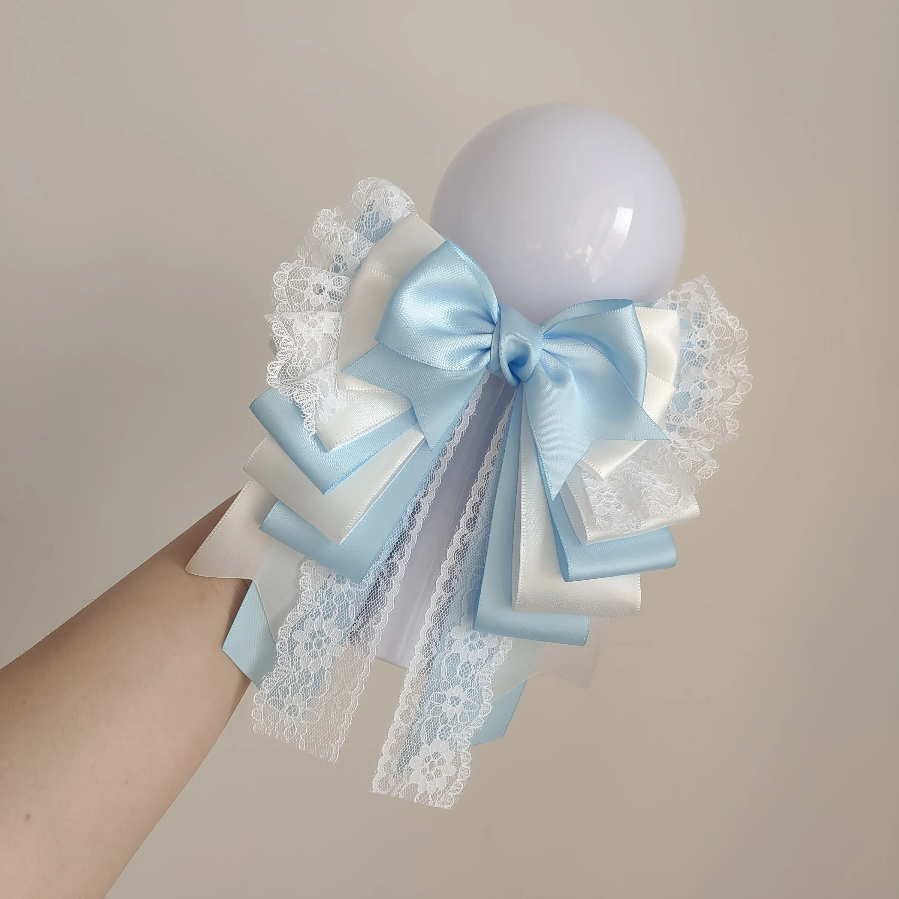 

Ручная лампа с бантом, световые палочки, аксессуары, оригинальные женские ювелирные изделия, подарки, двумерный аниме, воротник Лолиты, галстук-бабочка с цветком