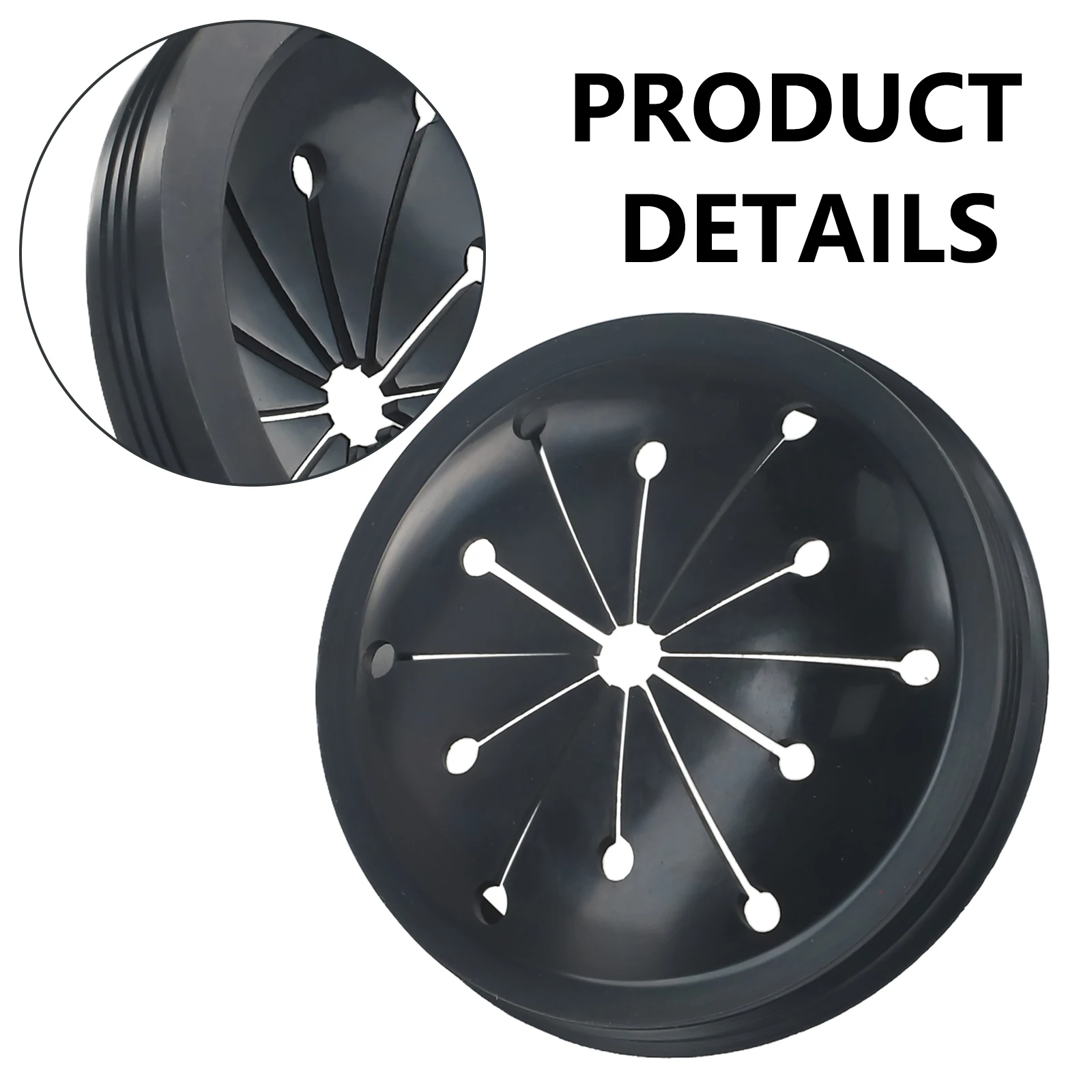 Parts Splash Guards Equipment Guards High Quality Plugs Replacement Splash Systems Waste Accessories Black Drain