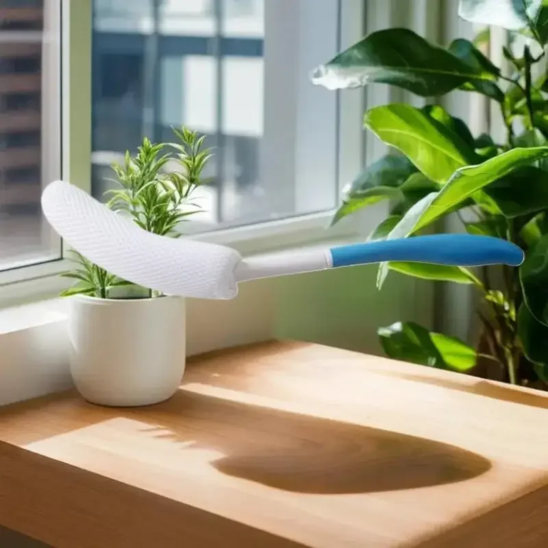 1 個バスソフトバックスクラバーブラシバスシャワーたわしメッシュブラシハンドル付き角質除去スクラブマッサージバス用品