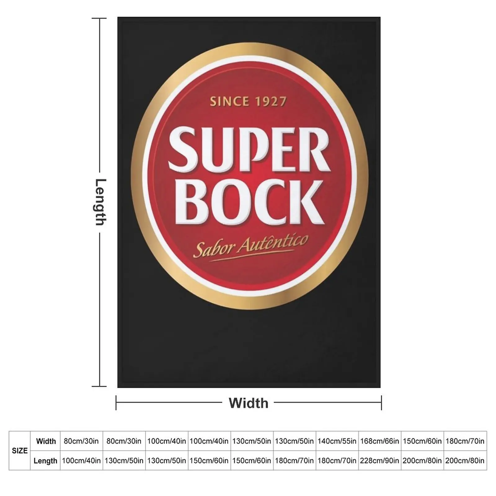 Super bock since logo Throw Blanket Bed Fashion Sofas Furry Hairy Tourist Soft Beds Blankets
