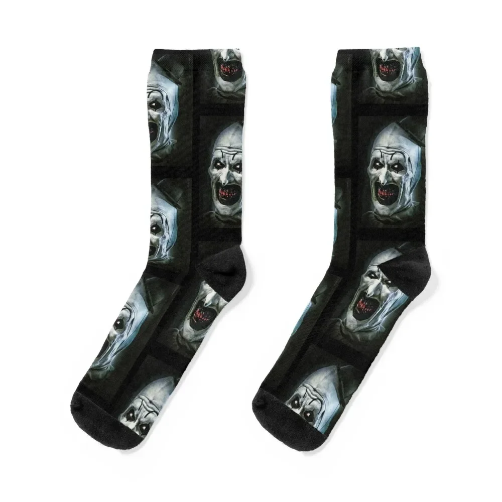 

Terrifier Medium Horror Socks football ankle cotton Soccer Women's Socks Men's