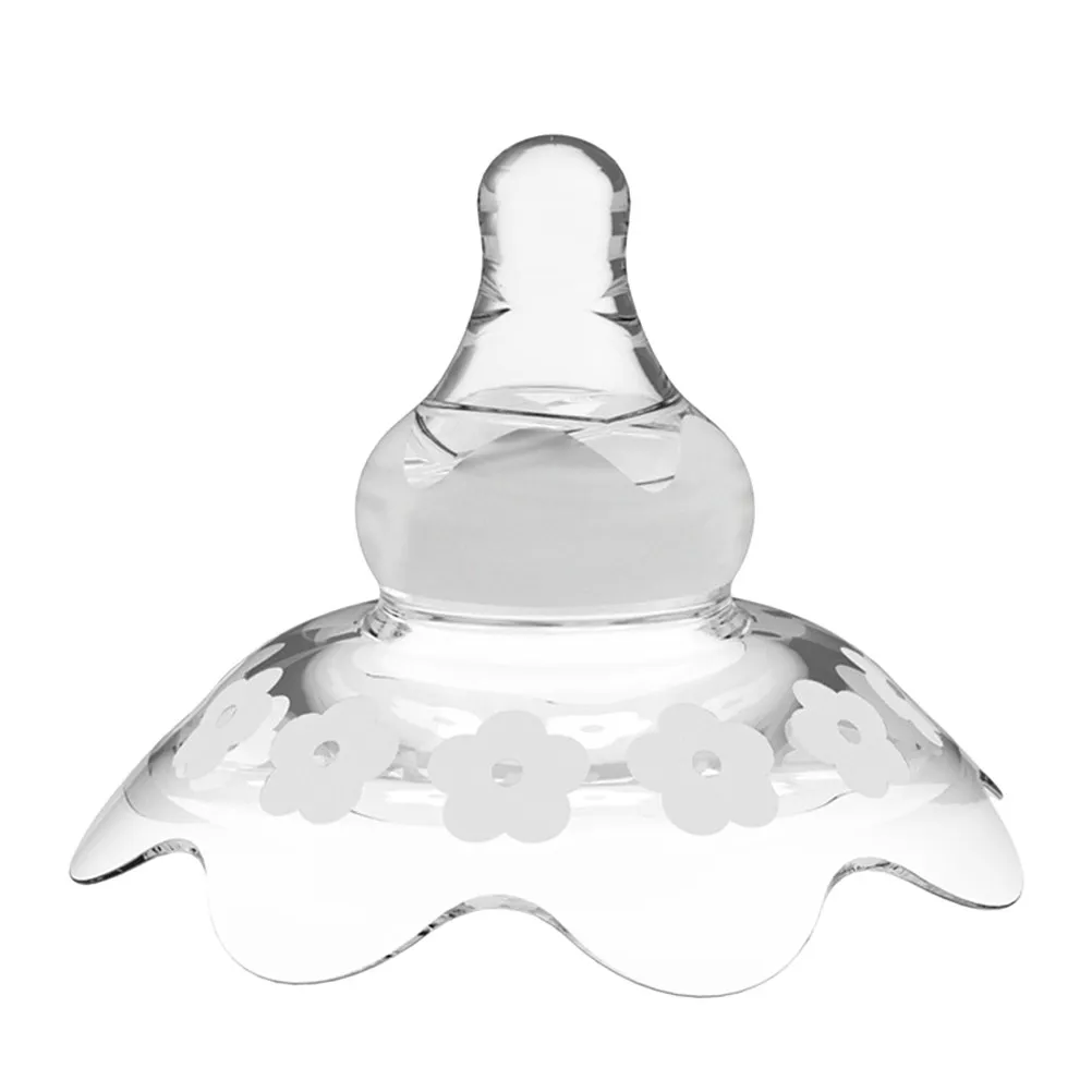 

Силиконовая насадка для грудного вскармливания при плоских/внутривентральных сосках: мягкая, с изогнутым вогнутым отверстием, для кормления