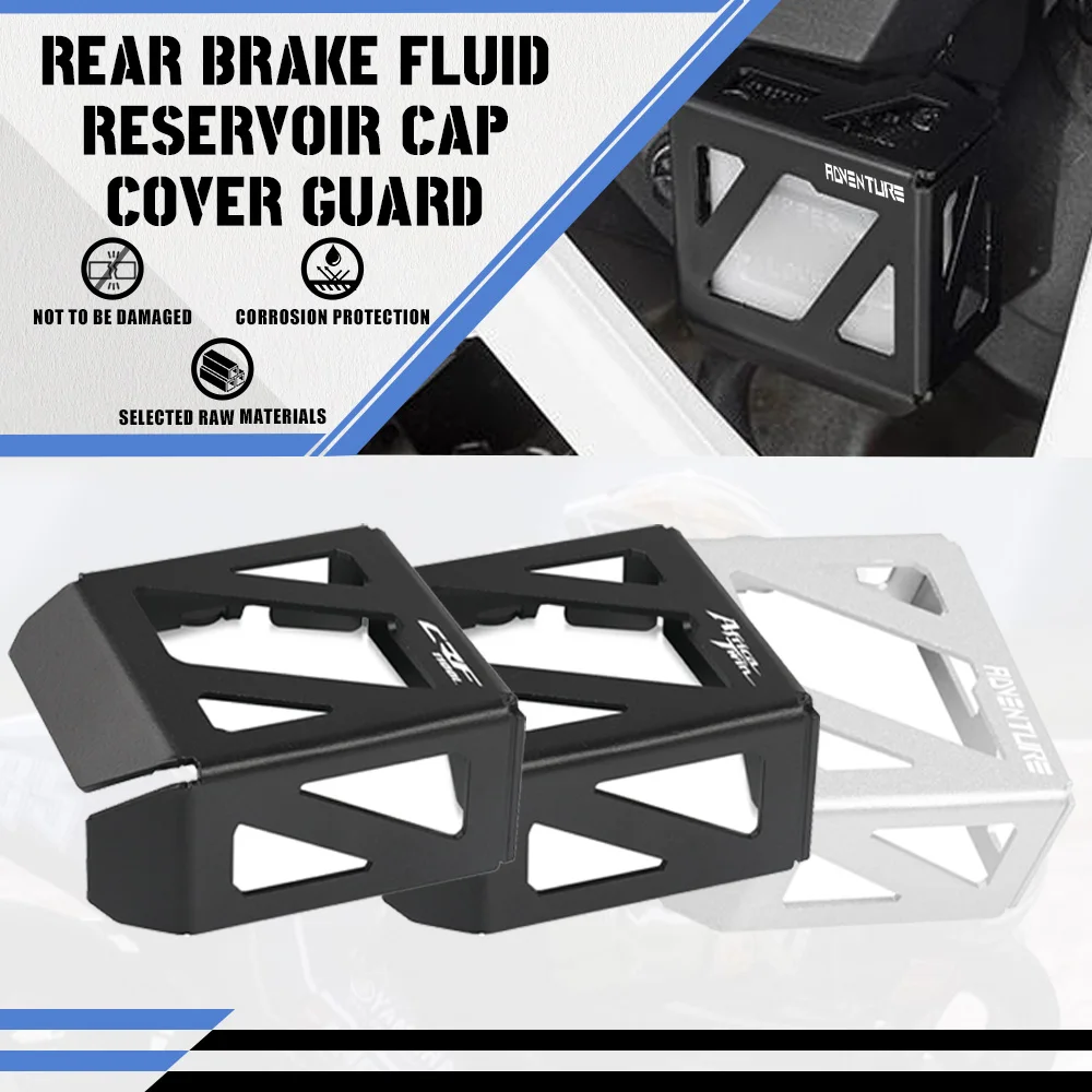 

2025 2024 For Honda NT1100 CRF1100L AFRICA TWIN ADVENTURE CT125 GROM125 Motorcycle Rear Brake Fluid Reservoir Cap Guard Cover
