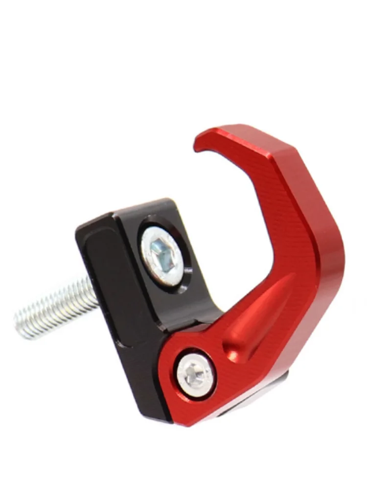 AliExpress NONE 1Pc CNC Aluminum Foldable Motorcycle Handlebar Hook Helmet Luggage Bag Holder Hanger For Scooter Electric Bike Accessories