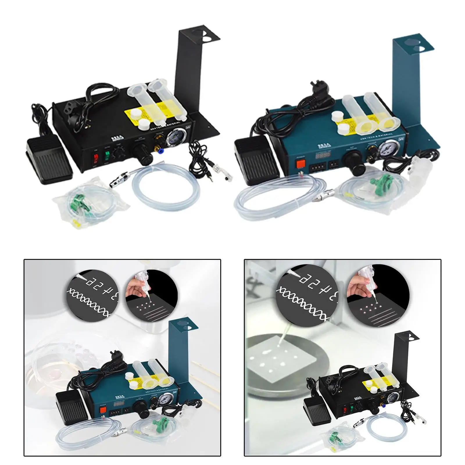 

Glue Dispenser AU Plug Easy to Clean Multipurpose Adhesive Dispenser Machine Digital Display for Liquids Paints Coatings