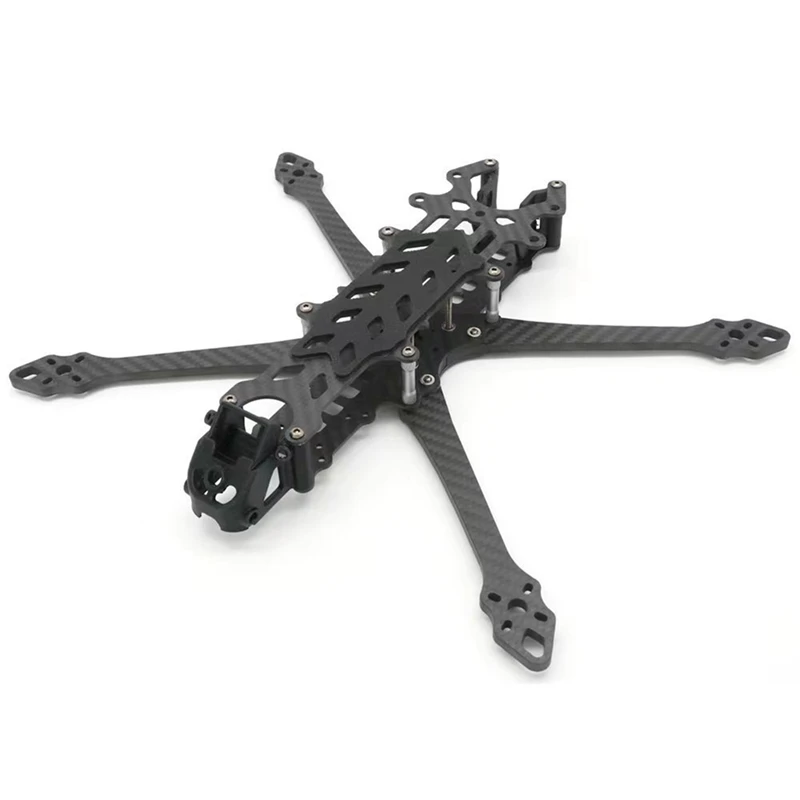 Cadre de Quadricoptère en Fibre de Carbone pour Drone de Course FPV, Kit de Cadre FreKouframe, Épaisseur du Bras de 353mm, 5mm, 8 Pouces