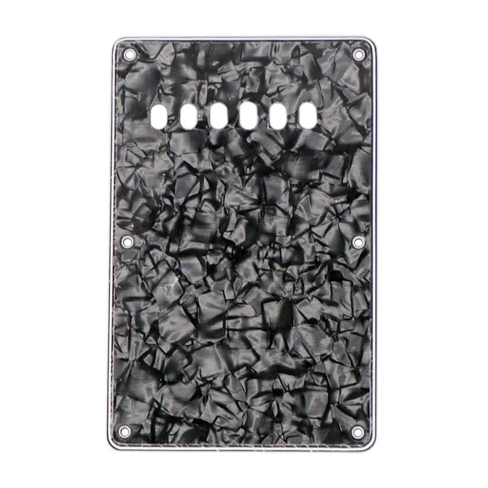 

ABS 6 Holes Guitar Tremolo Cavity Cover Back Plate Standard Guitar Replacement For ST SQ Electric Guitar Part Accessories