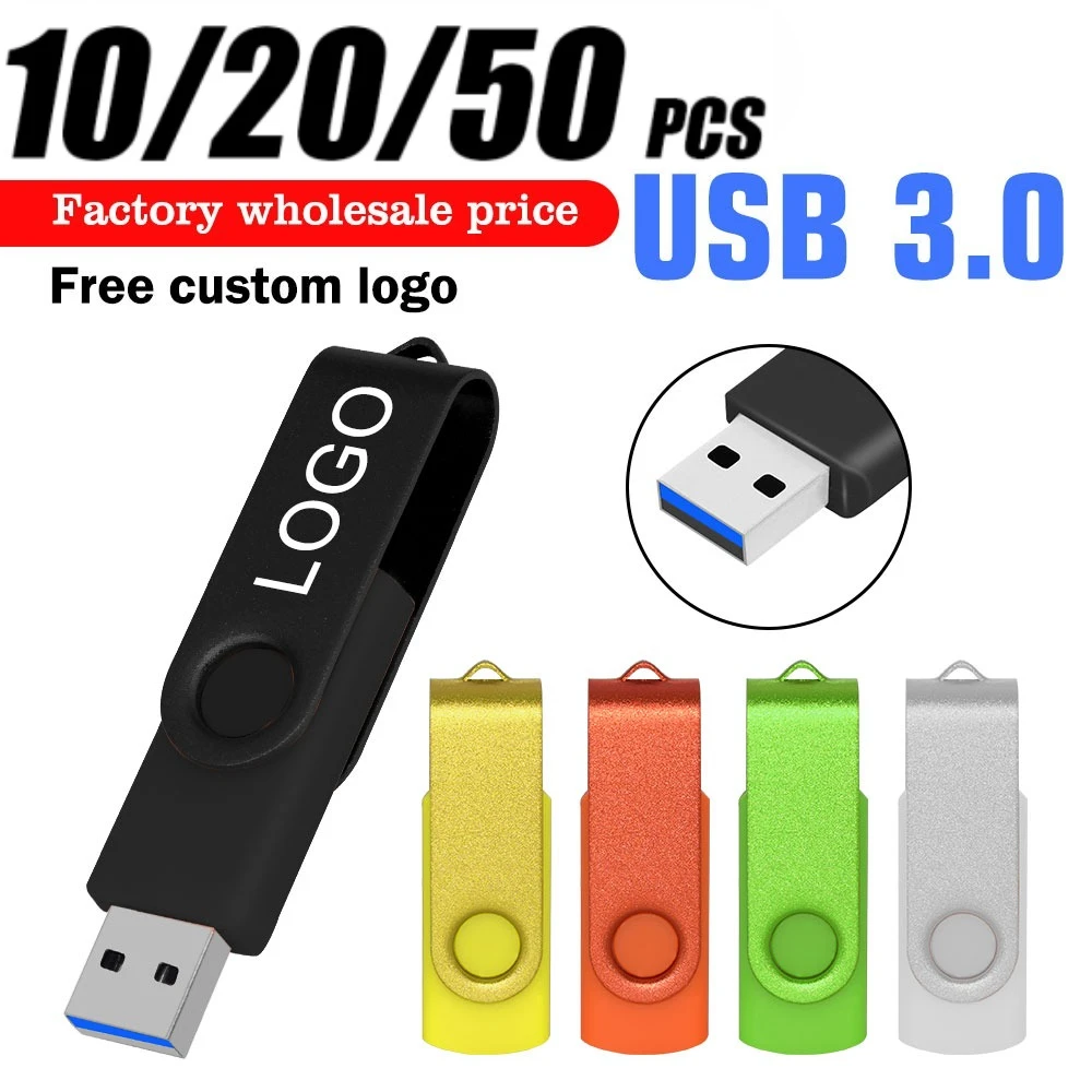 

10/20/50 шт./лот цветной флэш-накопитель USB 3,0 8 ГБ 16 ГБ флэш-накопитель 32 ГБ 64 ГБ 3,0 USB-накопитель в подарок Бесплатный индивидуальный логотип