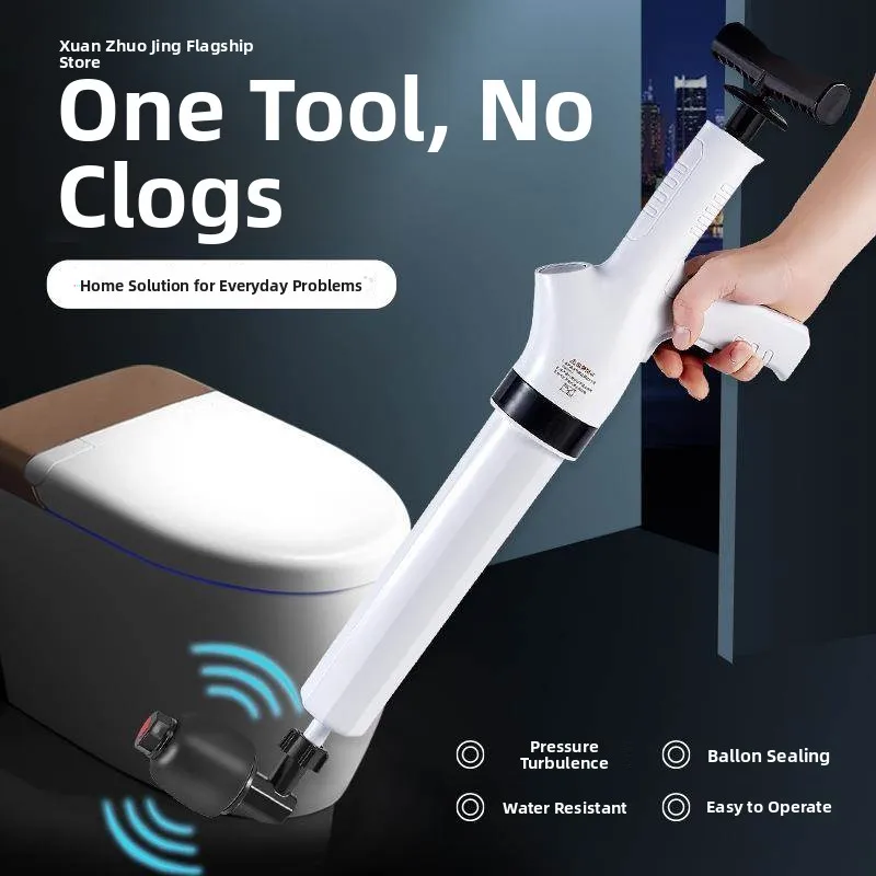 

Toilet Drain Unblocker Bathroom Tool Sewer Pipe Cleaning Device Household Personal Care Korean Brand Xuan Zhuo Jing