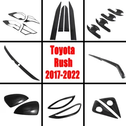 For Toyota Rush F800/F850 2017 2018 2019-2022 ABS Wiper Side Rearview Mirror Fog Light Frame Door Body Trim Handle Bowl
