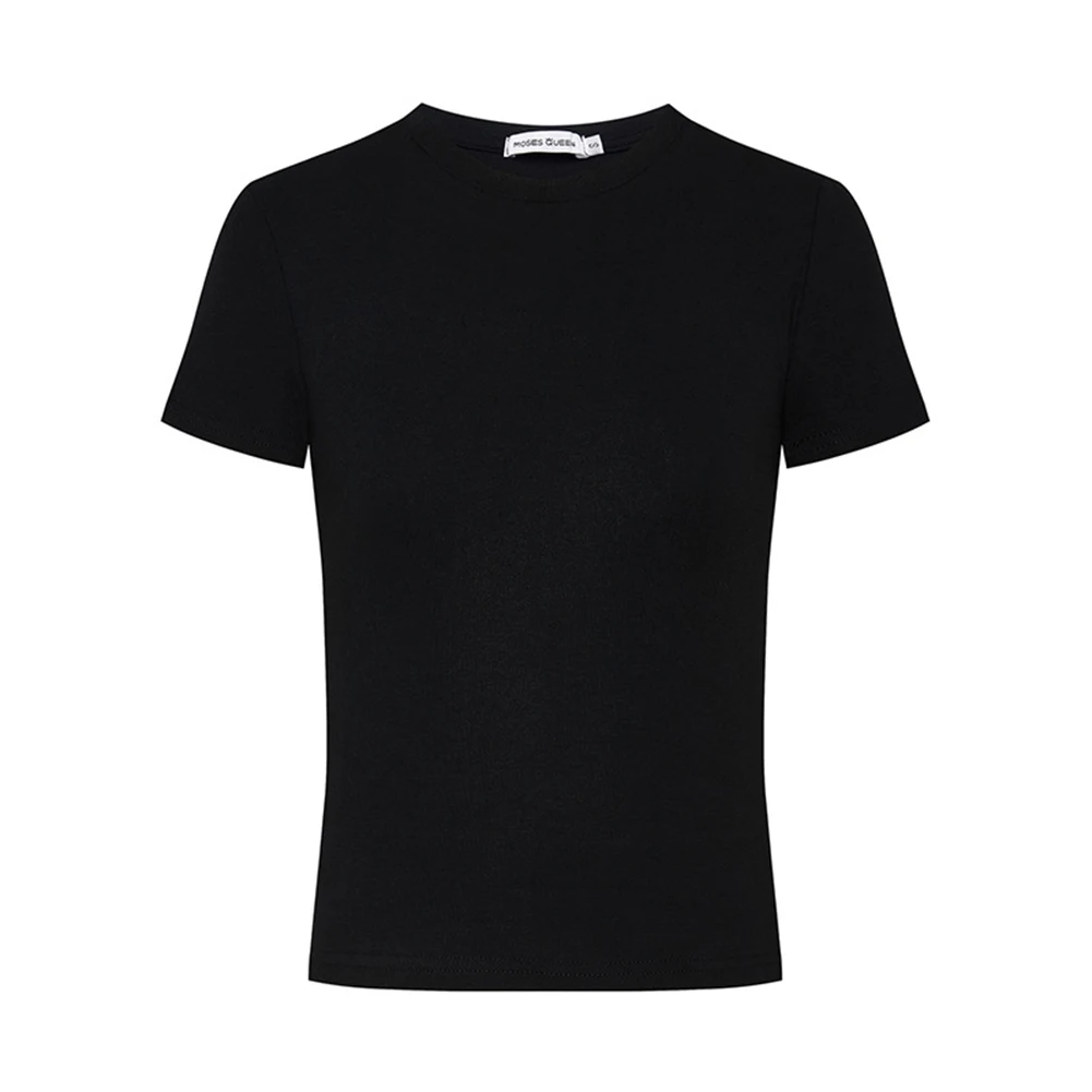 캐주얼웨어 일상 활동 흰색 반팔 셔츠 반팔 티셔츠 여성용 블라우스 일반 길이 티