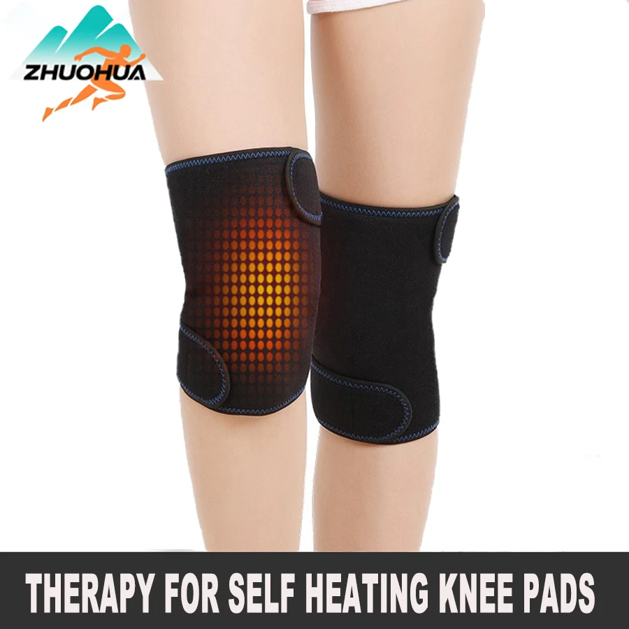 

ZHUOHUA 1 Pair Self-heating Knee Pads Warm Magnetic Bamboo Charcoal Knee Pads Old Cold Legs Joint Cool Meniscus Knee Pad Cover