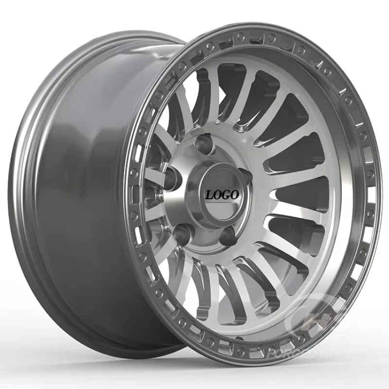 

Hot Sales5*139.7 Gloss Silver Machined Spokes 17*9 18*10 Beadlock 4x4 Truck Offroad Forged Wheels Rims for Dodge Ram 1500 Ford M