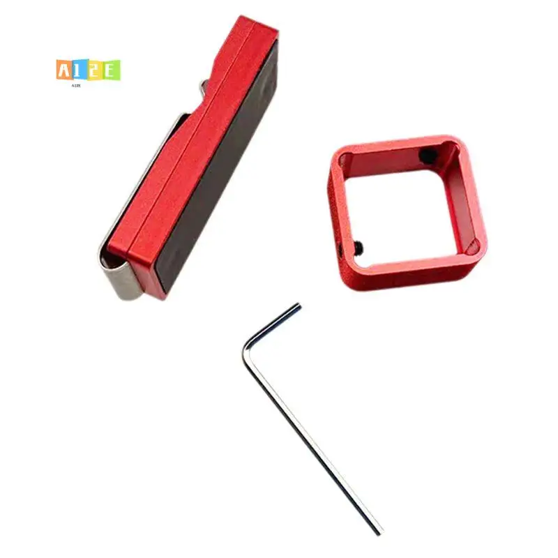 

A12E-Billiard Chalk Holder Aluminum Alloy Billiard Chalk Holder Set With Strong Magnetic Adsorption