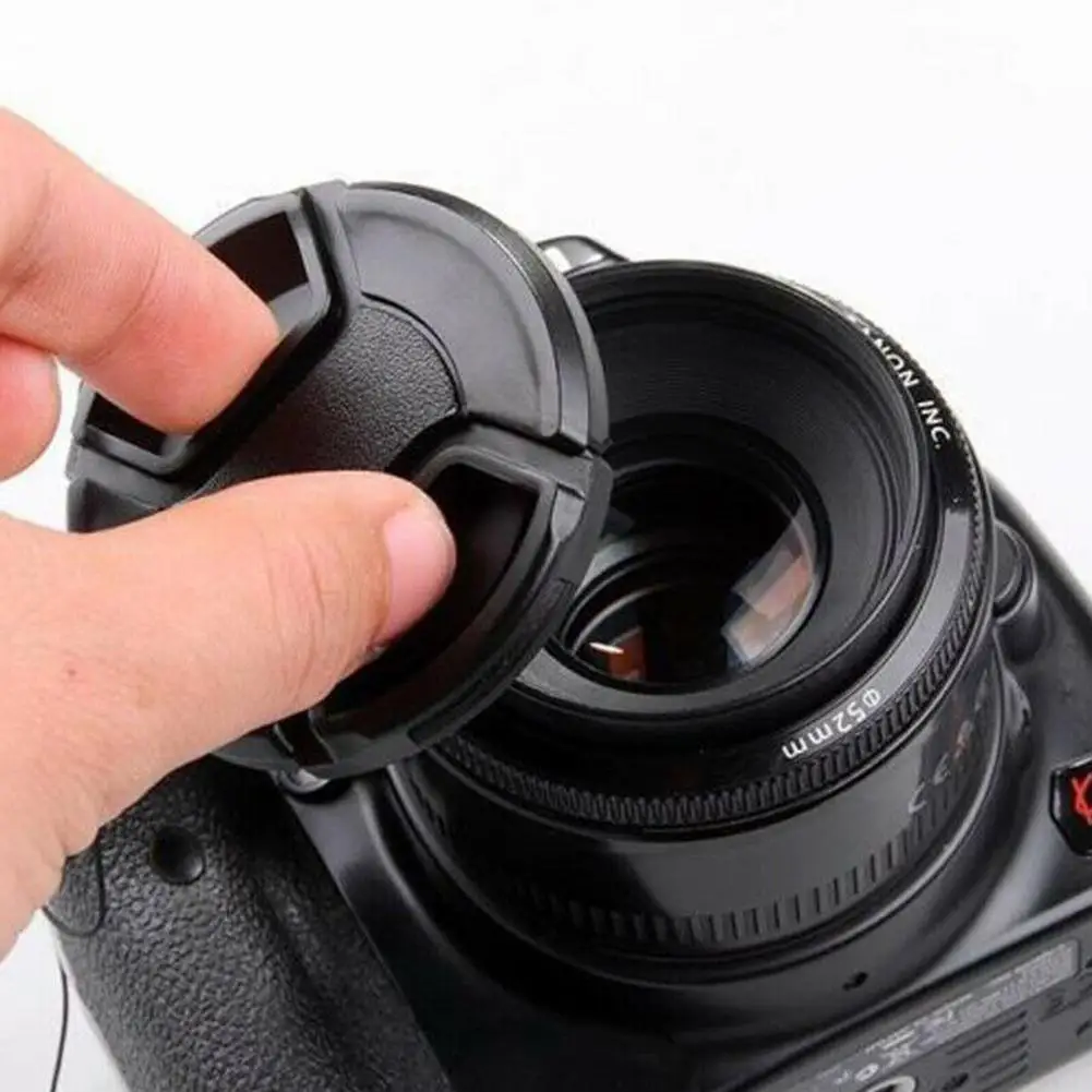 52/55/58/72mm Camera Lens Cap Holder Lens Cover For Canon Nikon Olypums Fuji Lumix High-quality camera Lens Cover