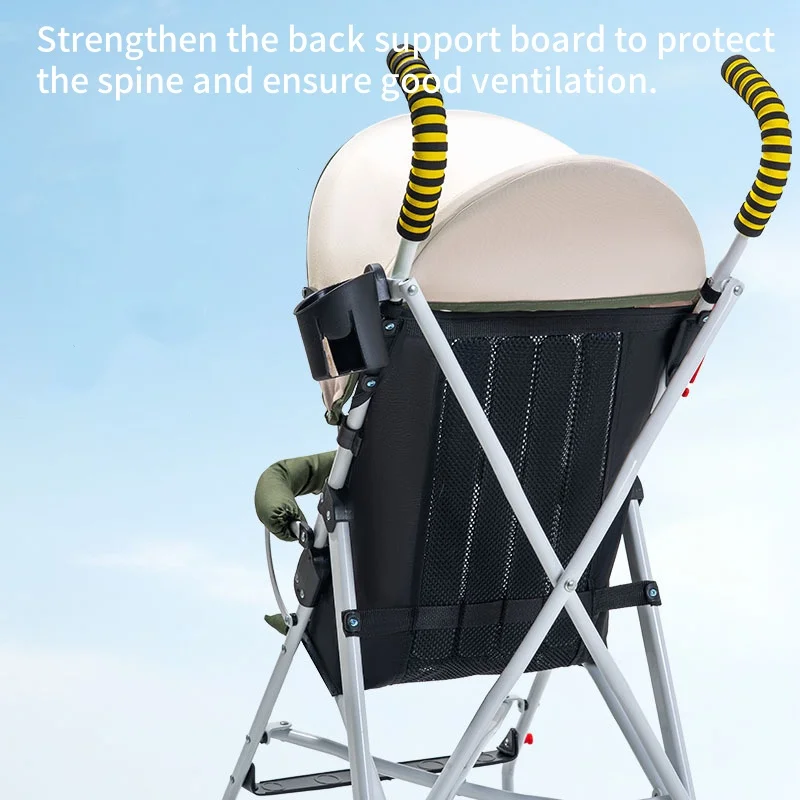 Passeggino 6-36 mesi - Passeggino compatto e pieghevole per bambini - Passeggino portatile con ombrellone per neonati - Passeggino portatile