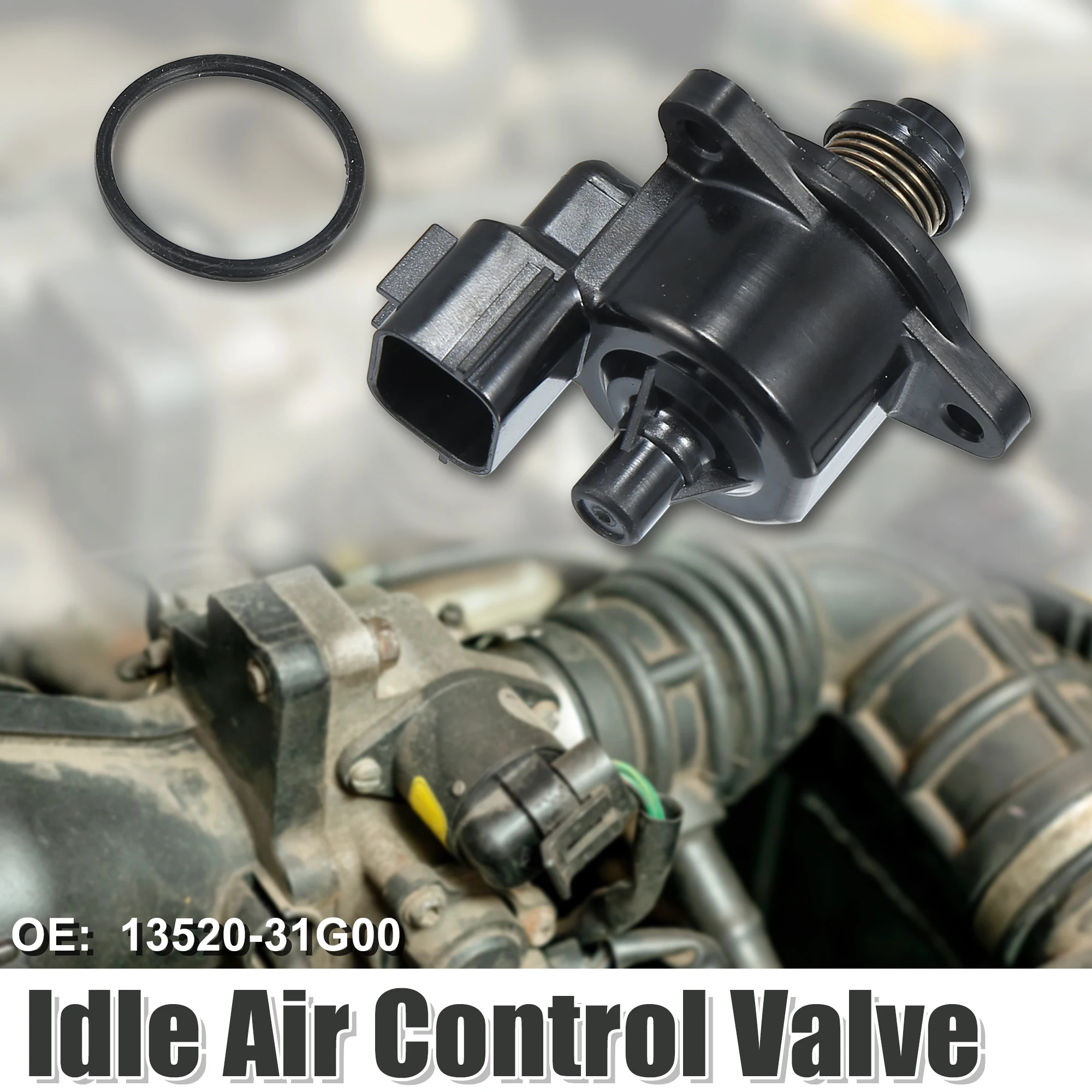 Uxcell Idle Air Control Valve 13520-31G00 for Suzuki King Quad 500 550 750 2008-2018 Auto Parts