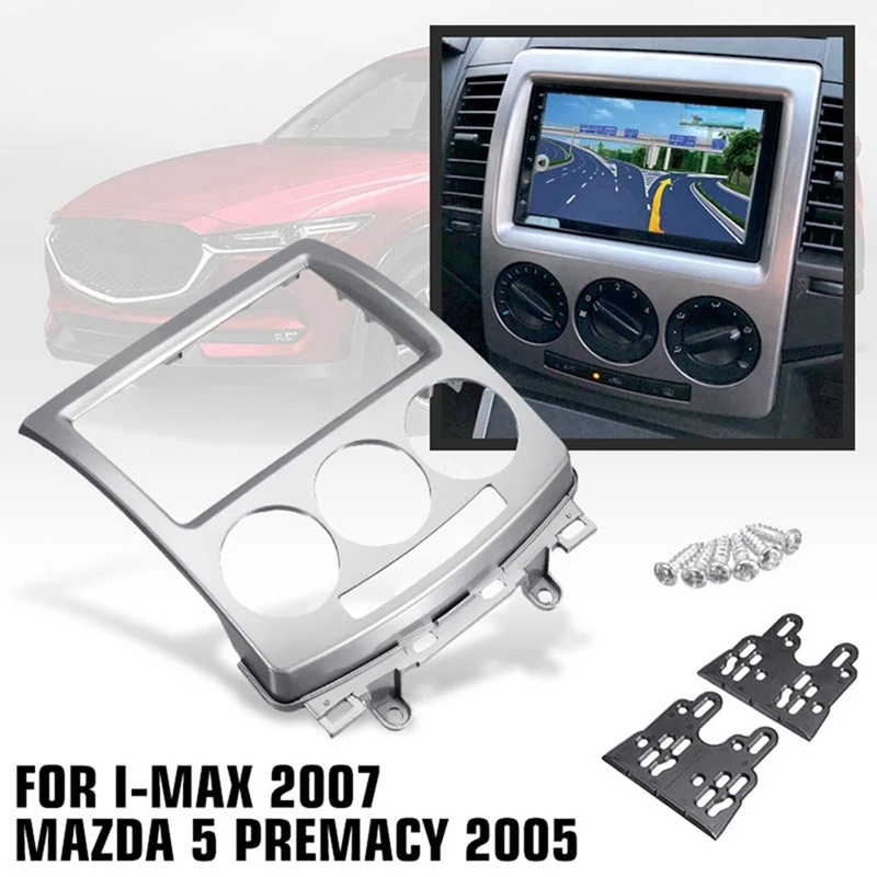 

DVD Stereo Panel For Ford I-Max 2007+ MAZDA 5 Premacy 2005+ 2 Din Audio Radio Fascia CD Trim Kit Frame Plate Replacement Parts