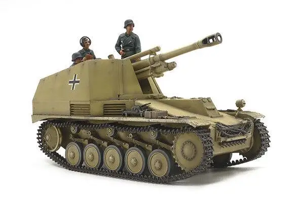 Tamiya 35358 1/35 Tank Model Kit German Self-Propelled Howitzer Wespe SdKfz.124