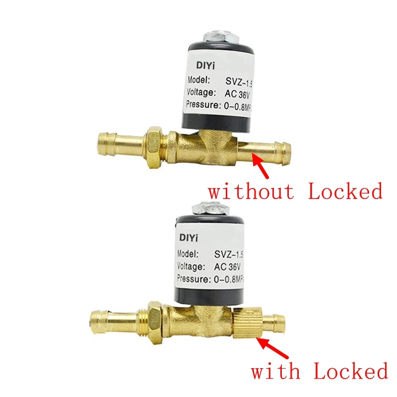 VZCT-2.2 DC24V /AC24V /AC36V/ AC220V/ AC380V elettrovalvola a 2 vie 0-0. 8mpa per saldatura ad arco di Argon MachinesVZCT-1.5