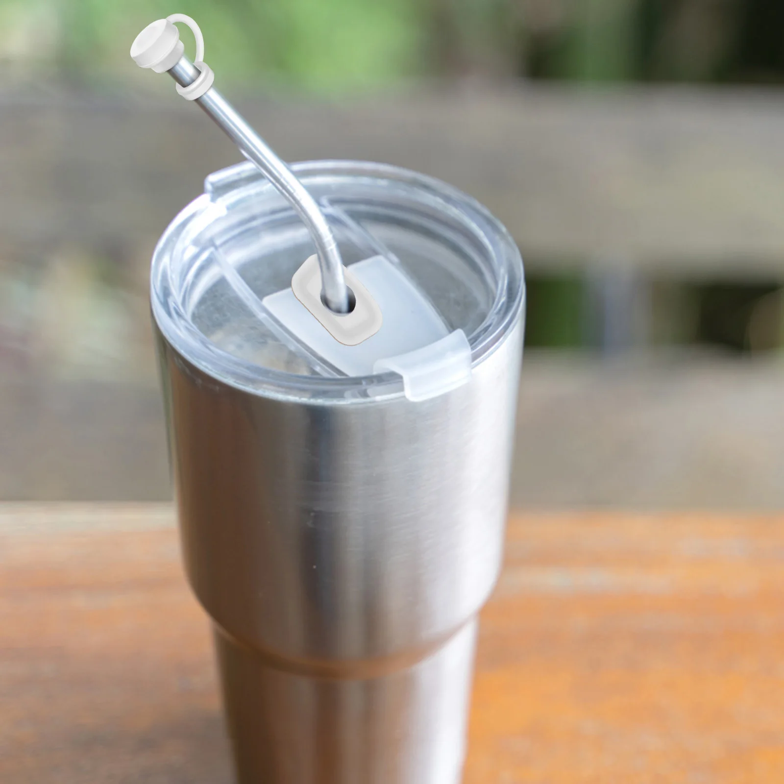 

12Pcs Spill Proof Stopper Set Silicone for 1.0 Leakproof Mug Seal with Straw Cover Cleaning Tool Included